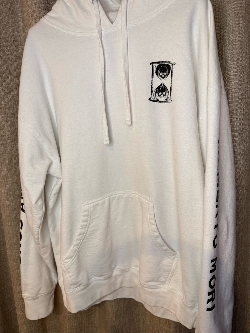 Unus Annus The End Heavyweight White Memento Mori Hoodie 2XL - Picture 3 of 13